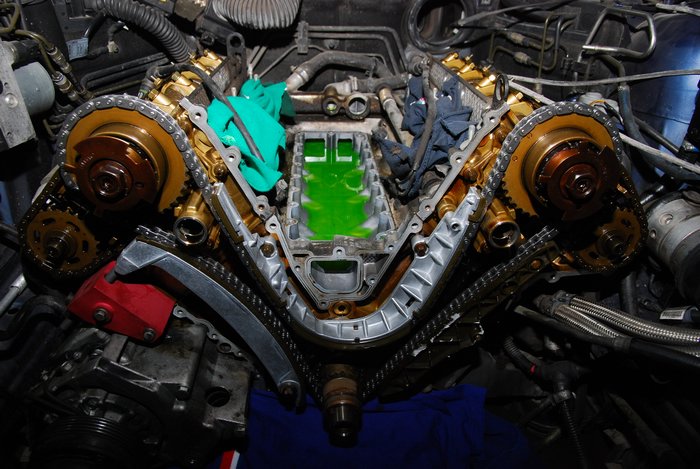 Wymiana rozrządu w silniku M62 V8 E39 E38 KLINIKA BMW